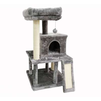 Wholesale Sisal Castle Modern Large Big Climbing Scratch Pet Scratcher Wood Condo Furniture Tower Cat Tree