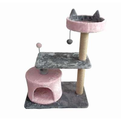 Trade assurance China supplier cat tree natural wood luxury amazon house best sellers